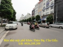 Bán Đất Mặt Phố Trần Đăng Ninh, Khúc Thừa Dụ, Cầu Giấy, 54m2, Mặt Tiền 5,4m, Giá Siêu Rẻ